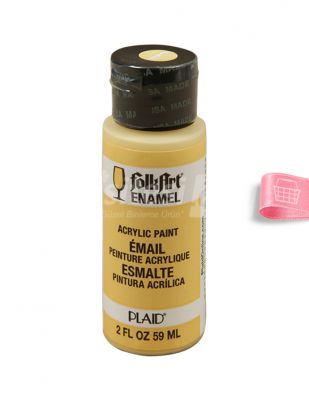 Folkart Enamels Fırınlanabilir Cam ve Seramik Boyası - 59 ml