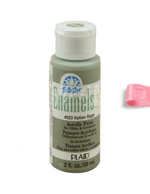 Folkart Enamels Fırınlanabilir Cam ve Seramik Boyası - 59 ml