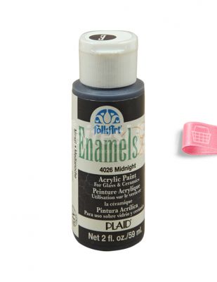 Folkart Enamels Fırınlanabilir Cam ve Seramik Boyası - 59 ml