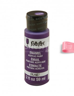Folkart Enamels Fırınlanabilir Cam ve Seramik Boyası - 59 ml - Thumbnail