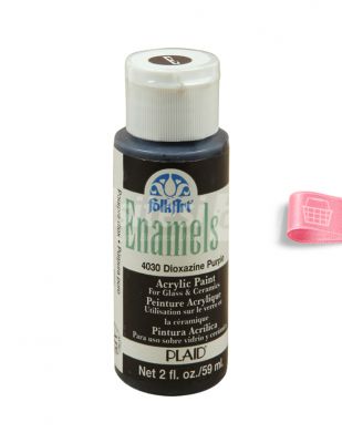 Folkart Enamels Fırınlanabilir Cam ve Seramik Boyası - 59 ml