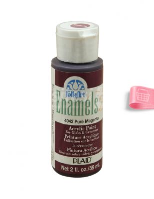 Folkart Enamels Fırınlanabilir Cam ve Seramik Boyası - 59 ml