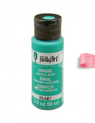 Folkart Enamels Fırınlanabilir Cam ve Seramik Boyası - 59 ml - Thumbnail