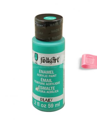 Folkart Enamels Fırınlanabilir Cam ve Seramik Boyası - 59 ml