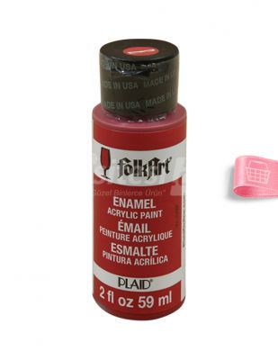 Folkart Enamels Fırınlanabilir Cam ve Seramik Boyası - 59 ml