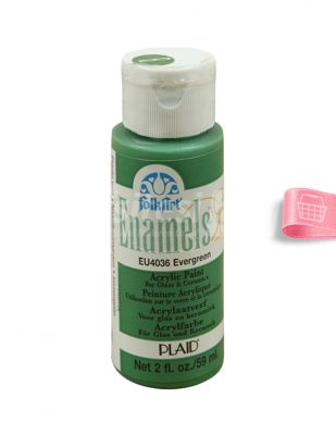 Folkart Enamels Fırınlanabilir Cam ve Seramik Boyası - 59 ml
