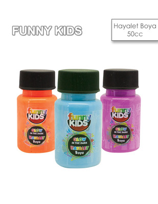 RICH - Funny Kids Glow In Dark, Hayalet Boyalar - Parlayan Boya - 50 cc