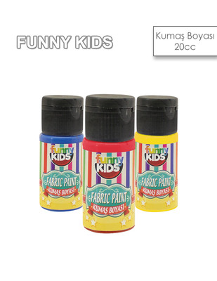 RICH - Funny Kids Fabric Paint, Kumaş Boyaları, Tüm Kumaş Çeşitleri İçin - 20 cc