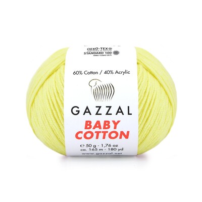 Gazzal Baby Cotton El Örgü İplikleri - Thumbnail