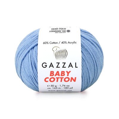 Gazzal Baby Cotton El Örgü İplikleri - Thumbnail