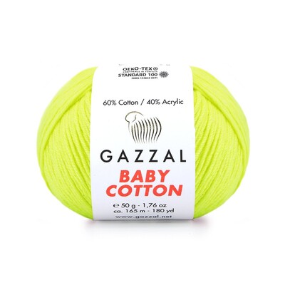 Gazzal Baby Cotton El Örgü İplikleri - Thumbnail