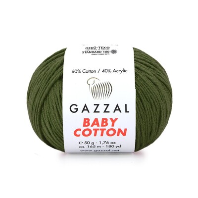 Gazzal Baby Cotton El Örgü İplikleri - Thumbnail