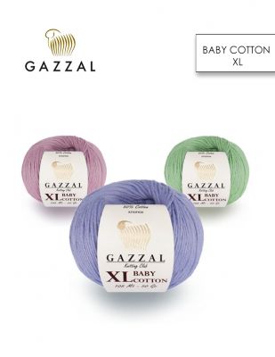 Gazzal Baby Cotton XL El Örgü İplikleri