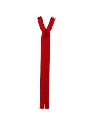 Gizli Fermuar - 18 cm - Kırmızı