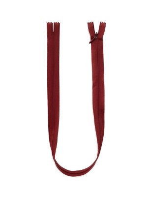  - Gizli Fermuar - 60 cm - Bordo