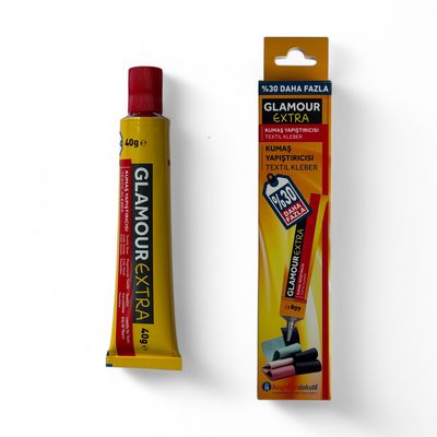 GLAMOUR - Glamour Extra Kumaş Yapıştırıcısı, Tekstil Kleber- 40 Gr