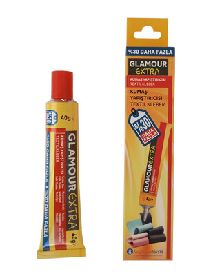 GLAMOUR - Glamour Extra Kumaş Yapıştırıcısı, Tekstil Kleber- 40 Gr
