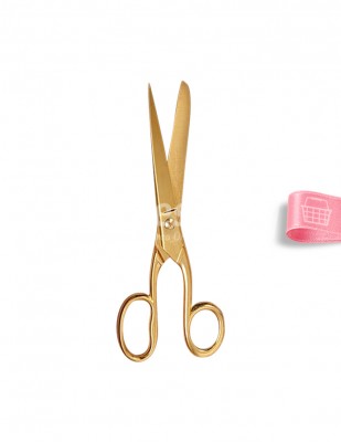 GLOBA - Globa Italy Makas - Altın Sarısı - 15,5 cm