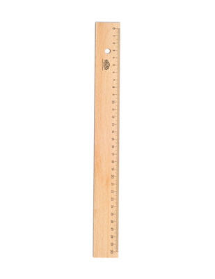  - Hatas Ahşap Cetvel - 30 cm