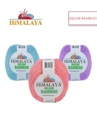 Himalaya Deluxe Bamboo El Örgü İplikleri