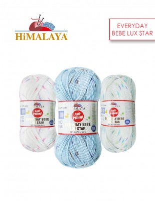 Himalaya EveryDay Bebe Lux Star Hand Knitting Yarns - Thumbnail