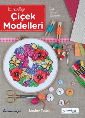 Kanaviçe Çiçek Modelleri - 5860