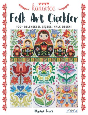 Kanaviçe Folk Art Çiçekler - 6830