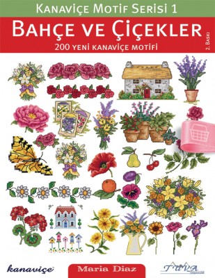 TUVA - Kanaviçe Motif Dergisi - Bahçe ve Çiçekler - Sayı1 - 5570