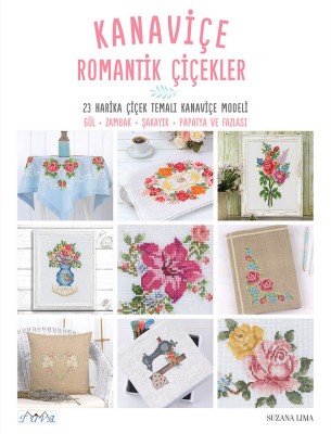 TUVA - Kanaviçe Romantik Çiçekler - 6780