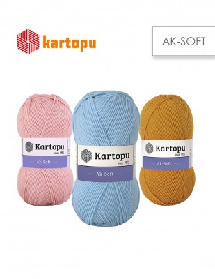 KARTOPU - Kartopu Ak Soft Hand Knitting Yarns (1)