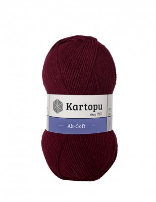 Kartopu Ak Soft Hand Knitting Yarns - Thumbnail