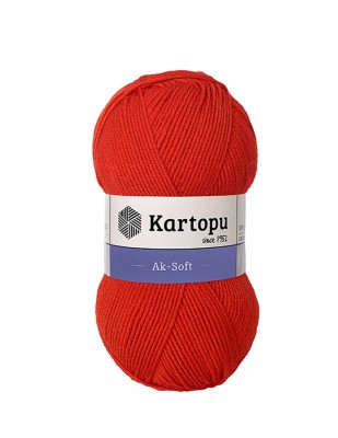 Kartopu Ak Soft Hand Knitting Yarns - Thumbnail