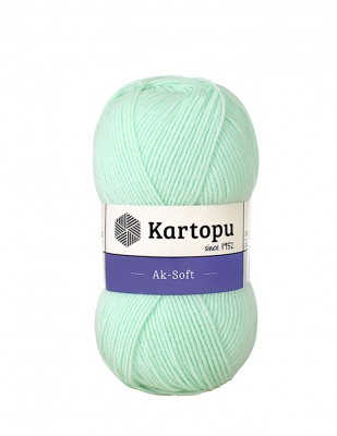 Kartopu Ak Soft Hand Knitting Yarns - Thumbnail