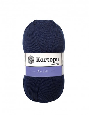 Kartopu Ak Soft Hand Knitting Yarns - Thumbnail