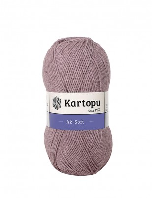 Kartopu Ak Soft Hand Knitting Yarns - Thumbnail