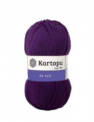 Kartopu Ak Soft Hand Knitting Yarns - Thumbnail