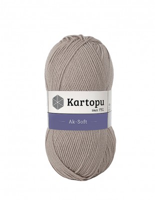 Kartopu Ak Soft Hand Knitting Yarns - Thumbnail