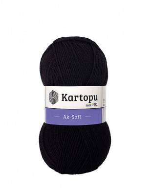 Kartopu Ak Soft Hand Knitting Yarns - Thumbnail