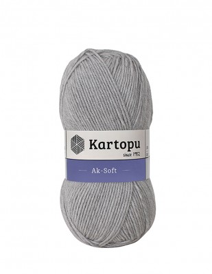 Kartopu Ak Soft Hand Knitting Yarns - Thumbnail
