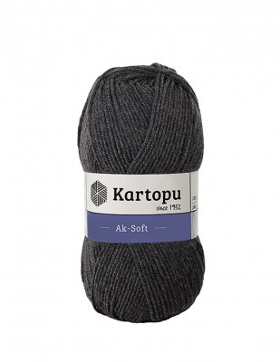 Kartopu Ak Soft Hand Knitting Yarns - Thumbnail