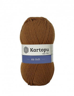 Kartopu Ak Soft Hand Knitting Yarns - Thumbnail