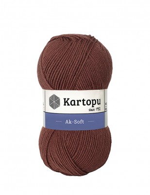 Kartopu Ak Soft Hand Knitting Yarns - Thumbnail