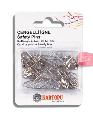 Kartopu Çengelli İğne - No 1 - 34 mm - 30 Adet/Kutu
