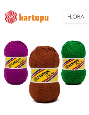KARTOPU - Kartopu Flora El Örgü İplikleri