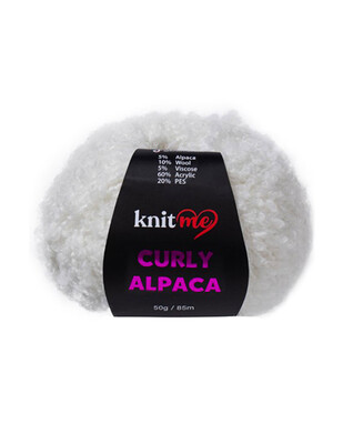 Knit me Curly Alpaca El Örgü İplikleri - Thumbnail