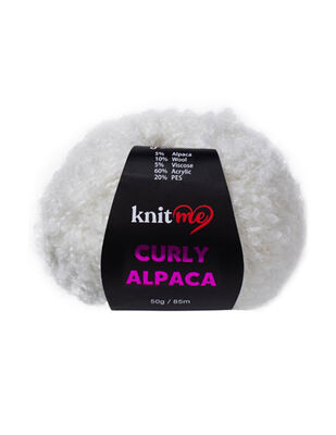 Knit me Curly Alpaca El Örgü İplikleri