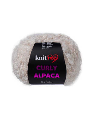 Knit me Curly Alpaca El Örgü İplikleri - Thumbnail