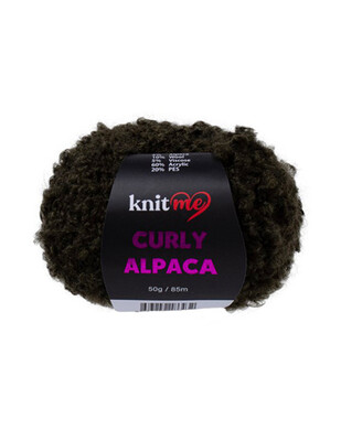 Knit me Curly Alpaca El Örgü İplikleri - Thumbnail