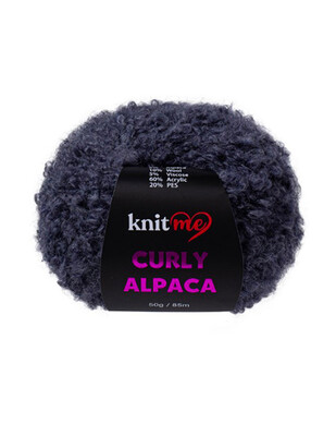 Knit me Curly Alpaca El Örgü İplikleri - Thumbnail