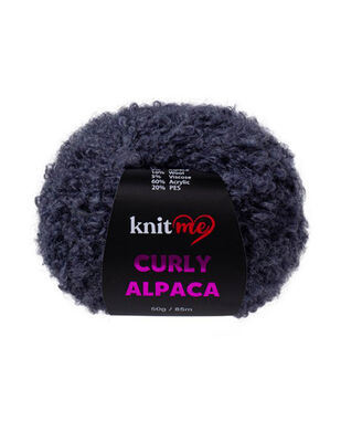 Knit me Curly Alpaca El Örgü İplikleri